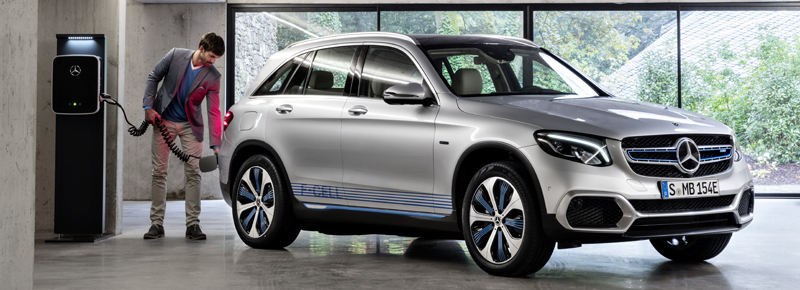 Mercedes-Benz GLC F-Cell Hydrogen Fuel Cell and Plug in Electric Preproduction Version 2017 